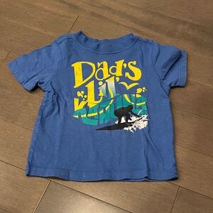 Old Navy Blue Tee with Surfing Graphic